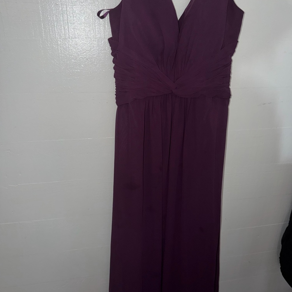 Mori Lee Deep Purple Maxi Dress